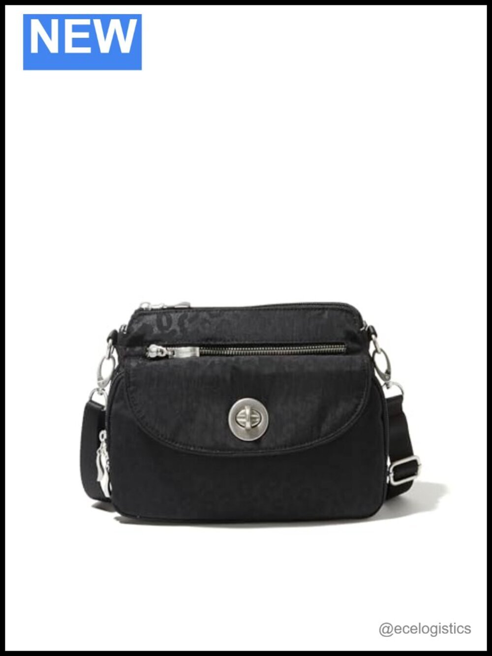 Lightweight Water-Resistant Crossbody Bag with RFID Protection